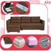 Varius Corner Sofa Bed with Sleeping Function Family Furniture Corner Brown Without