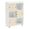3-door 2-shelf Storage Unit "Bouli" Beige Atmosphera for Kids