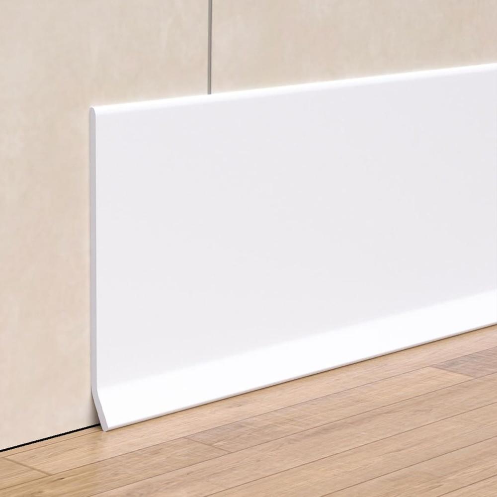 

1PC 1/2/3metersX8cm Waist Line Wallpaper Living Room PVC Baseboard Molding Trim Self-Adhesive Flexible Wall Border Sticker 1M білий