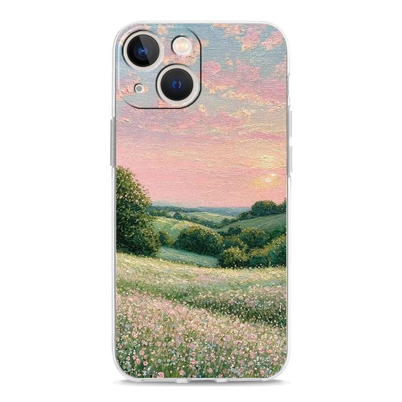 Van Gogh Starry Night & Monet Water Lilies Art Phone Case for iPhone 17 16 15 14 13 12 11 Series Pro Max Plus iphone 15 Plus