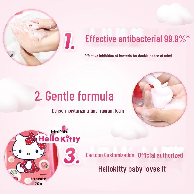 Dettol Hello Kitty Cherry Foaming Kids Hand Wash