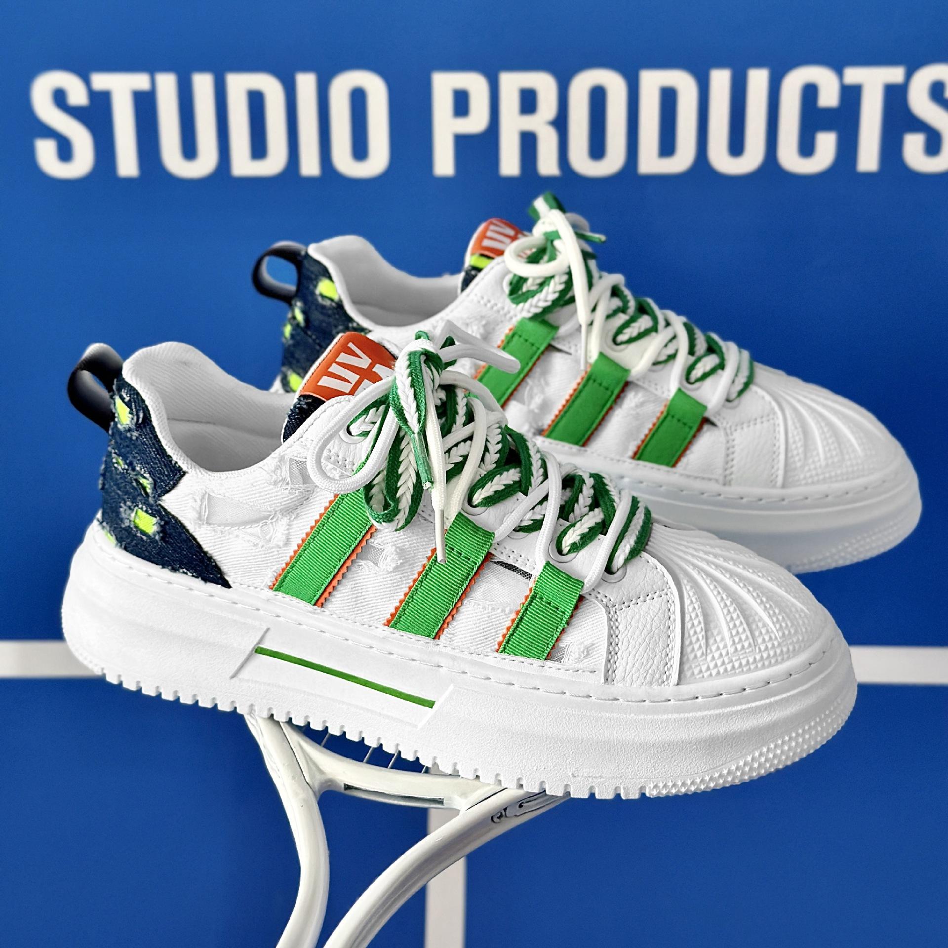 

Men s shoes 2025 new summer breathable thick-soled heightening mesh sports board shoes men s versatile casual dad trendy shoes 39