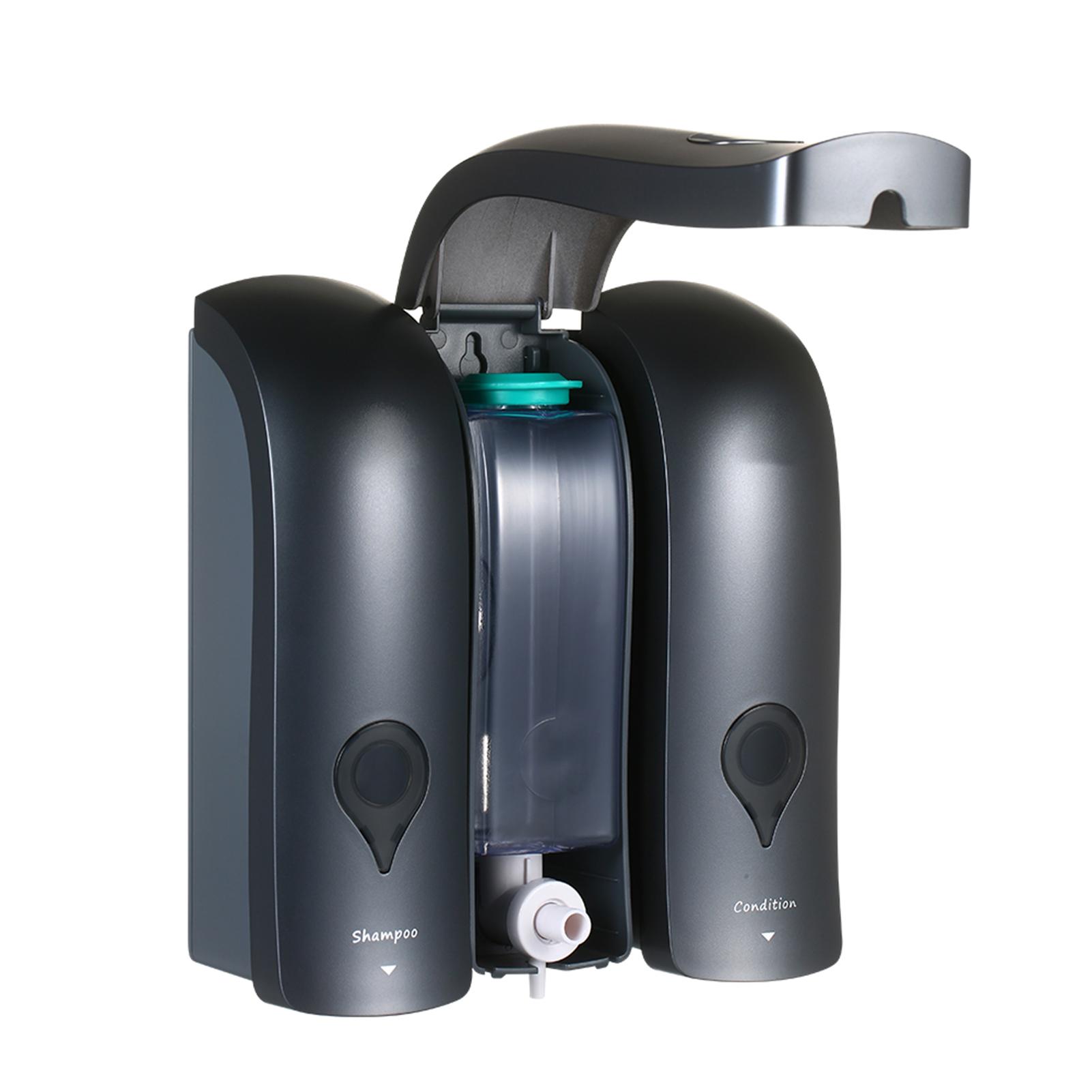 Manual Soap Dispenser 3 Chamber x 300mlCelsius 10.2oz Wall Mounted Liquid Shampoo Box Shower Gel Hand Soap Dispensers for Kitchen Bathroom