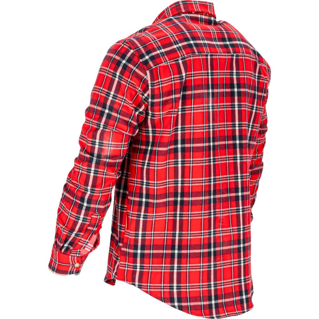 Flannel Shirt Red-Navy, 170G/M2, "", Ce, Lahti