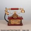 Retro All-Metal Telephone Model: Home Decoration & Wine Cabinet Ornament