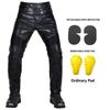 2024 Motocross Racing Pants PU Leather Biker Trousers Waterproof Windproof Men With 4X CE Knee Hip Pad Motorcycle Riding Jeans