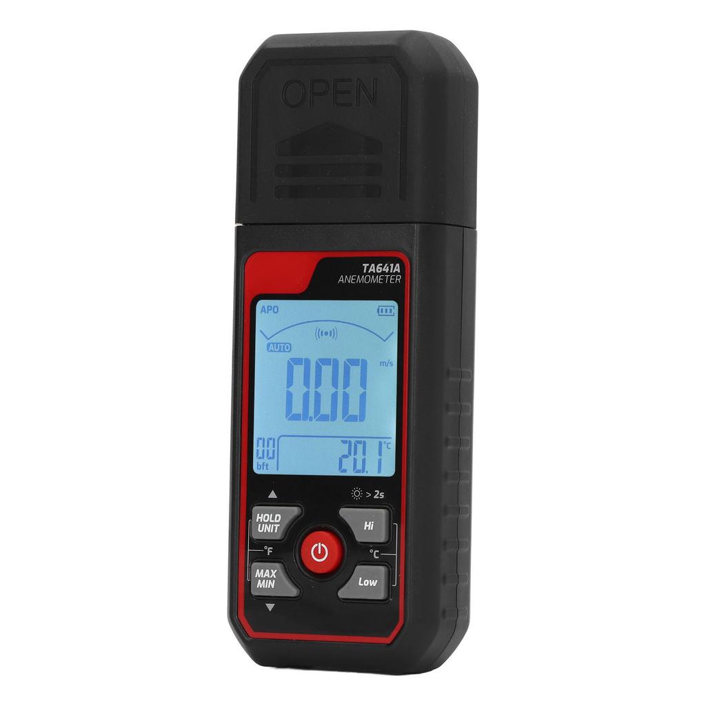 8 Blades Digital Anemometer High Accuracy Handheld Wind Speed Meter Gauge 0.06‑30.0m S