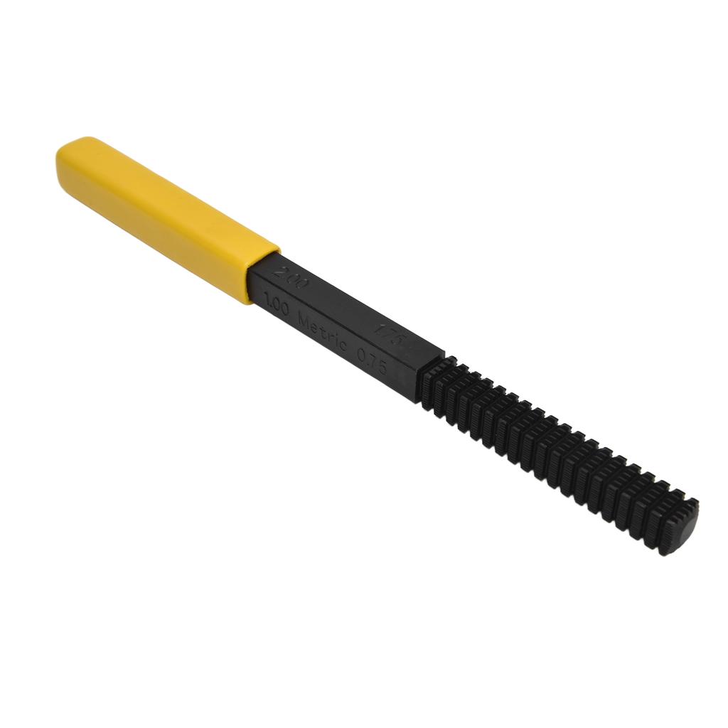 Thread File Screw Thread Restoring Tool Repair Accessory with Detachable Handle for Home Decoration