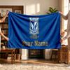 Kks Lech Poznan (1) Personalized Name Blanket Soft Cozy Gift for Sofa Bed Couch Home Decoration