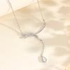 Smile Water Drop Necklace Women'S Personality Fashion Niche Exquisite Ins Cold Style Necklace Premium Durable Quality