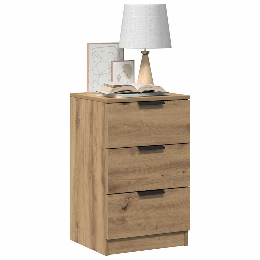 Vidaxl Szafka Nocna, Dąb Artisan, 40X36X65 Cm, Materiał Drewnopochodny