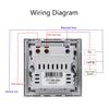 Hotel Energy Saving Switch Rfid Card Smart Induction Hotel Power Switch 40A Timer Delay 6000w 86mm