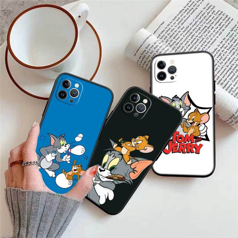 Tom and Jerry Phone Case for Redmi Note 12 12S 12C 13 13C 13R 14 14S 14R 14C 11A 13X A3 A3X A4 A5 Pro Max Plus