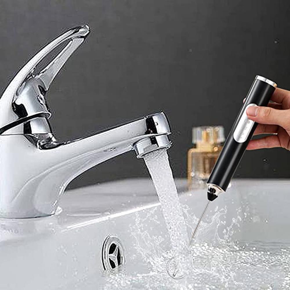 Ruční elektrický napěňovač mléka Šlehač na vejce Šlehač vajec USB dobíjecí mixér na šlehání kávy pro domácnost Mixér na šlehání mléka Pěnový mixér na potraviny