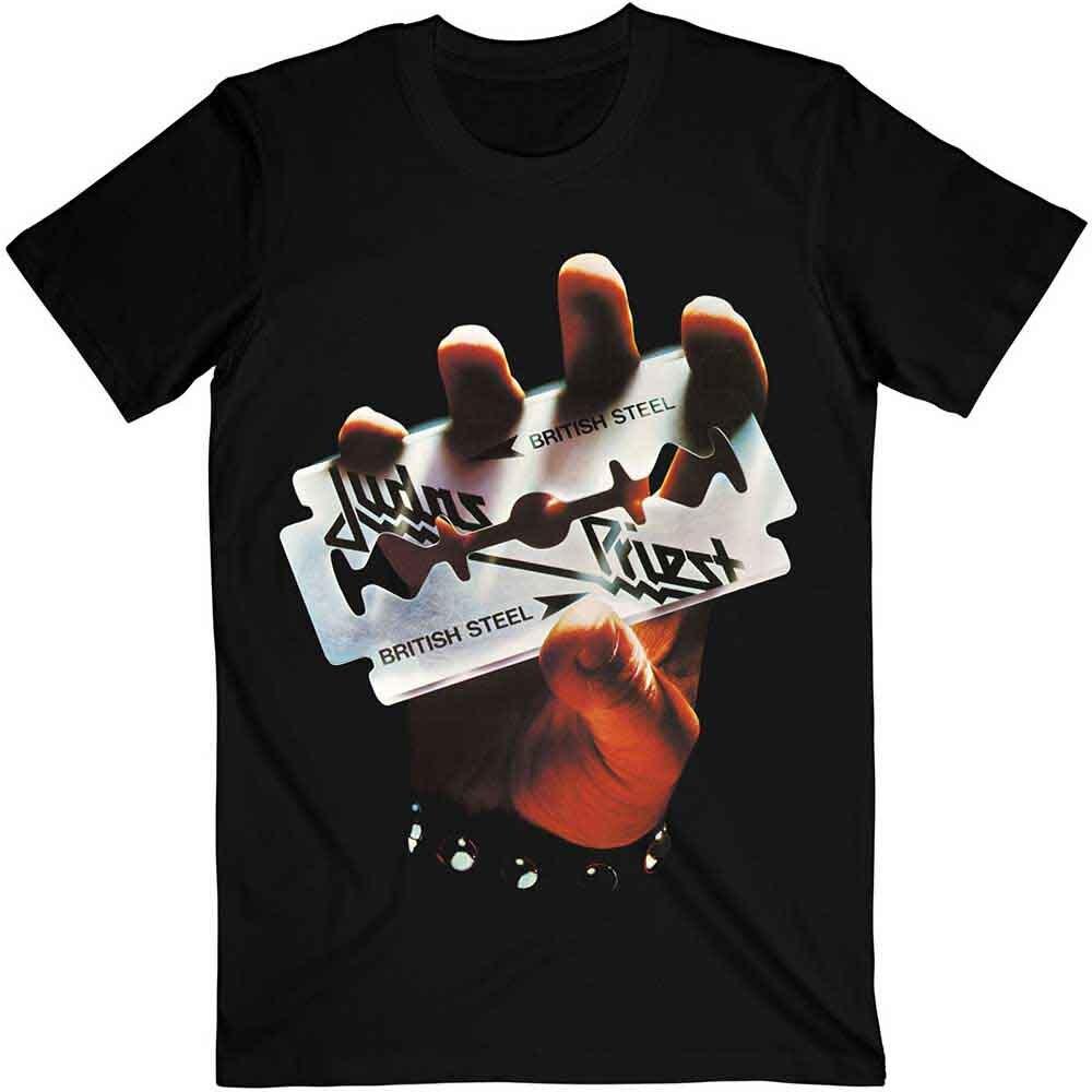 Judas Priest  British Steel  Black T shirt - NEW Unisex T-Shirt M
