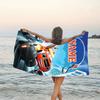 1 Stück Blaze und die Monster-Maschinen 3 Strandtuch mit individuellem Namen, Strand-/Schwimm-/Bade-/Picknick-/Camping-Handtuch, Geeignet für Strandurlaub am Meer