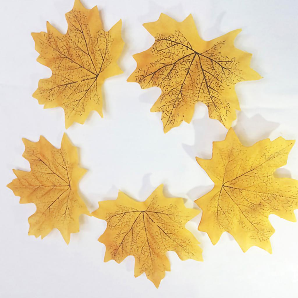 Foglie Artificiali Autunnali | Confronta prezzi | Foglie autunnali per gli amanti del fai da te | Decorazioni Autunnali In Legno - 100 Pezzi Con Animali E Foglie