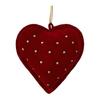 Velvet Christmas Tree Ornaments Rhinestones Heart Bow Shape Hanging Decor for Xmas Tree Window