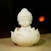 Nostrae Buddha with Lotus Show Pieces for Home Decor Living Room Decor Items | Cute Showpieces Gift Item for Decoration