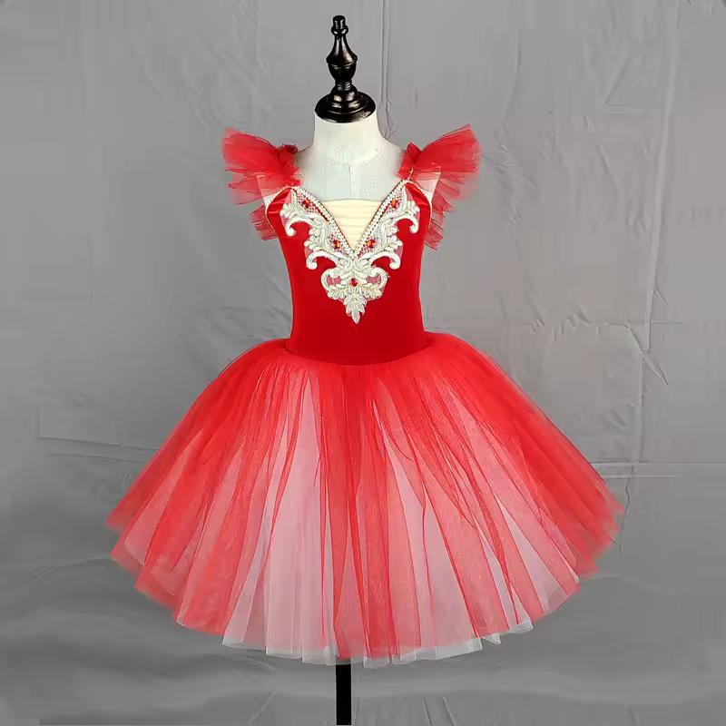 Dětská baletní sukně Dívčí taneční sukně Dětský program Kolektivní vystoupení Kostýmy Kostýmy pro taneční vystoupení