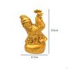 Feng Shui Statue Good Fortune Sculpture Wealth Lucky Figurine Metal Ornament for Office