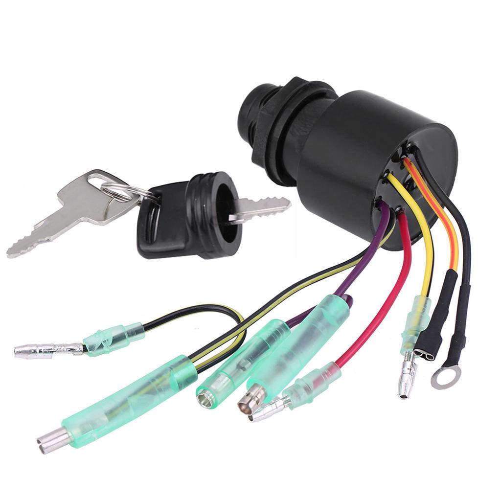 Boat Ignition Key Switch Assembly for Mercury Outboard Remote Control Box 87 17009A5