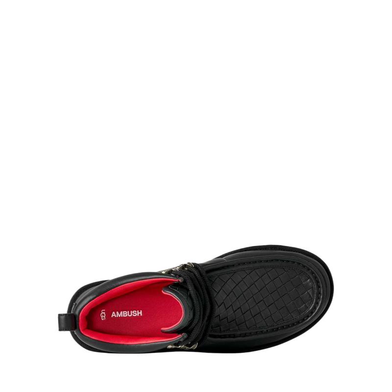 AMBUSH X UGG Ankle Boots Men's Red Sneakers 1176811-BLK