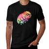 Big Rainbow Water Bear Microbiology Funny Tardigrade TShirt All Match Basic Short Sleeve Top