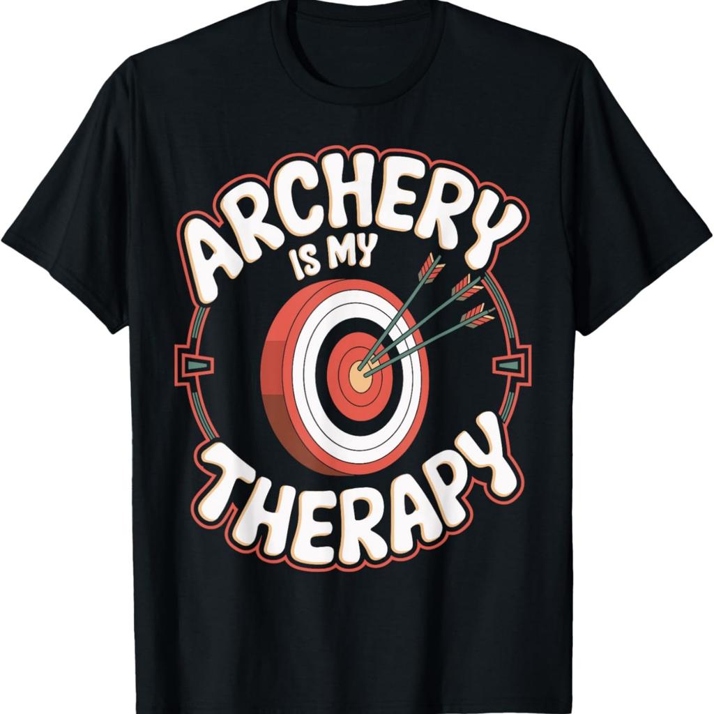 Archery Is My Therapy Funny Archer T-Shirt