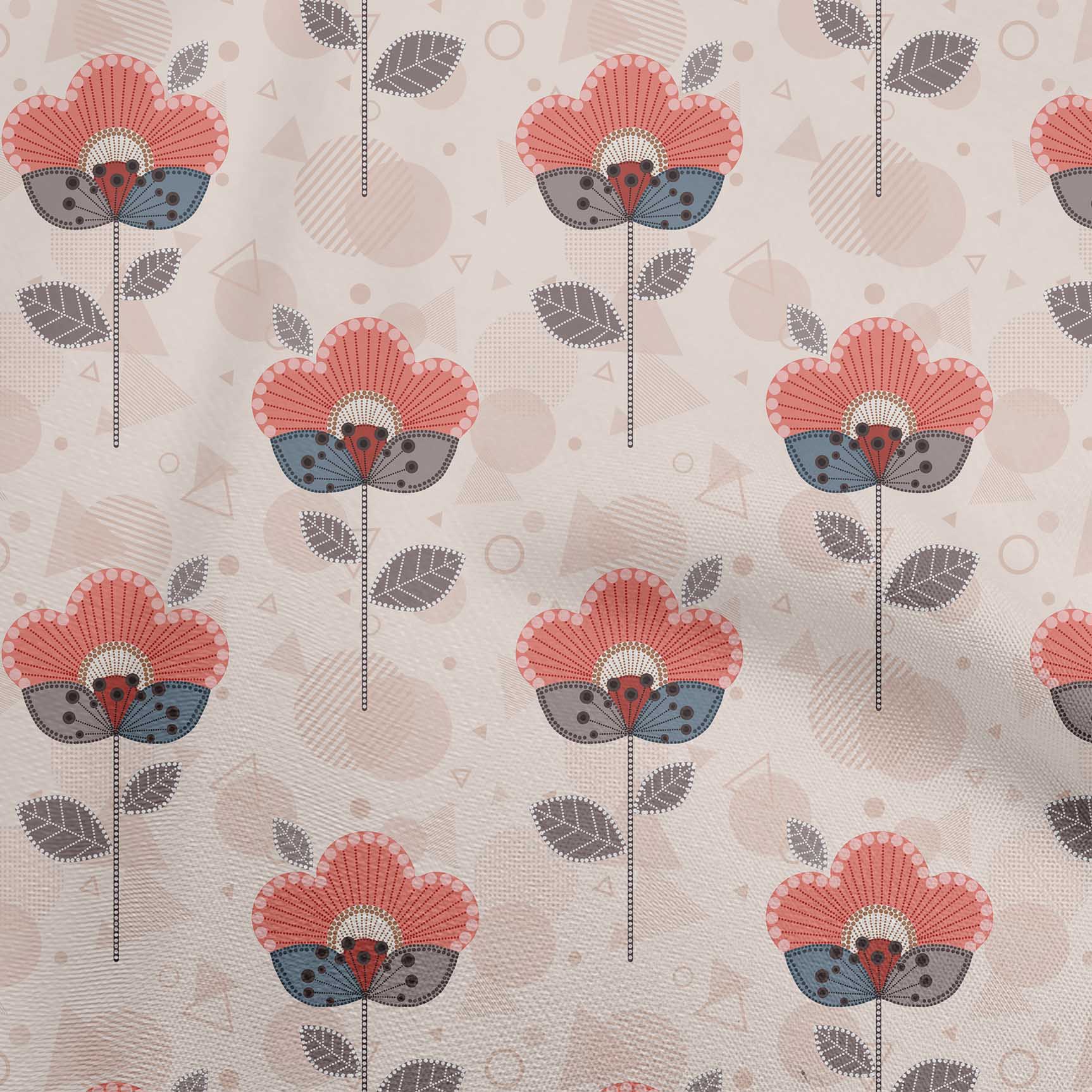 

OneOone Cotton Flex Green Тканина з квітковим малюнком у крапки для пошиття тканини для рукоділля з принтом у дворі 40 дюймів 42 Inch Wide - Viscose Chiffon червоний