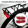 Waterproof Bicycles Rear Seats Reflective Taillight Cycling Rear Reflector Tail Light Luggage Rack Mounted Bike Light