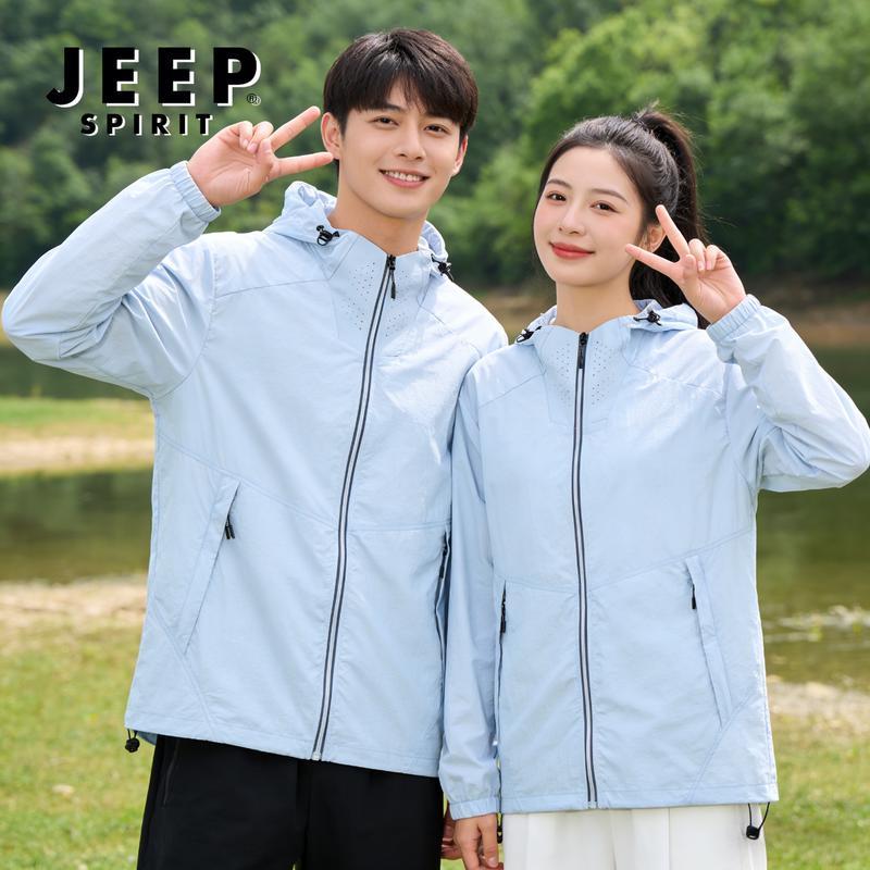 JEEP SPIRIT 2026 Unisex UV Protection Fishing Windbreaker