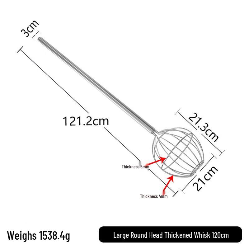 

Giant Manual Ball Whisk & Milk Frother