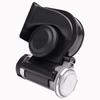 FARBIN Compact Air Horn Super Loud Electric Air Horn Includes Relay and Harness Dustproof Design DC12V 125dB for Trains Universal Dual Sound Horn Kit