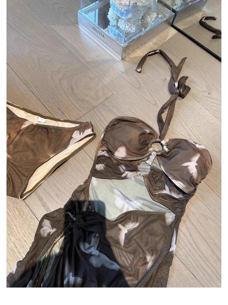 Bikini adelgazante para mujer que cubre la barriga: Traje de baño sexy de dos piezas para la playa y aguas termales
