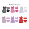 Random 4 sets/Lot 11.5in/30cm Doll Clothes Fashion Outfits Sexy Swimsuits Sport Wear Casual Dresses Doll Accessories Kid's Playthings