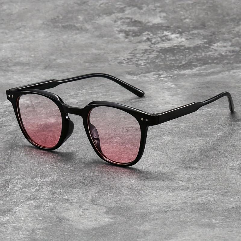 

Gradual Powder Blusher Sunglasses For Women Sunscreen And UV Protection Korean Women s Large Frame Flat Sunglasses