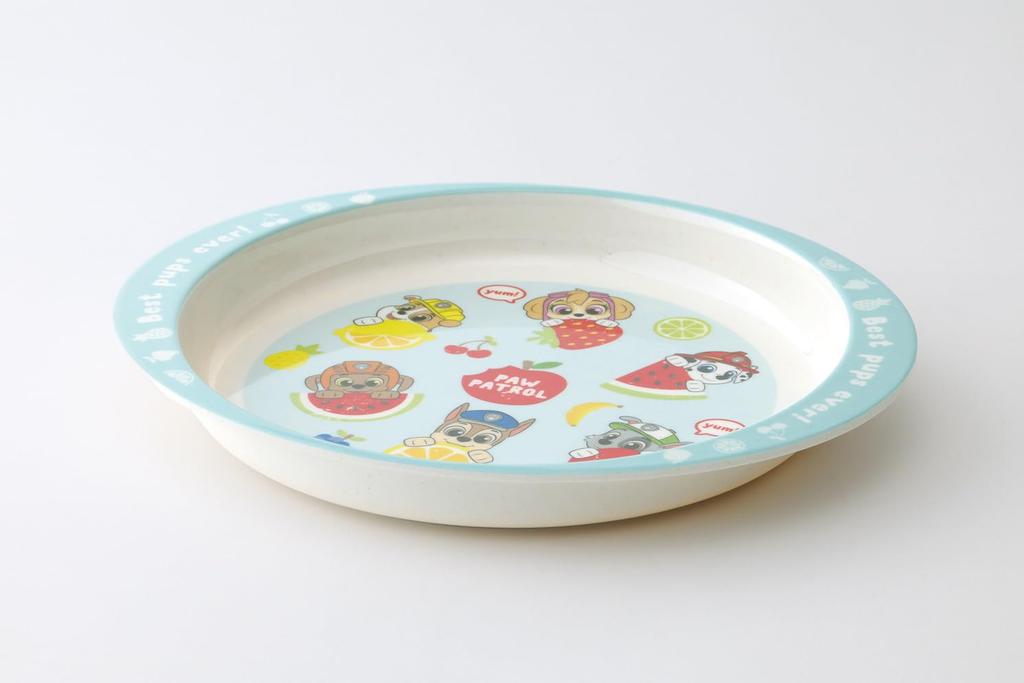 Skater Melamine Lunch Plate with Bamboo Dishwasher Paw Patrol Fiber, 350ml, Safe, Boy, M36B-A