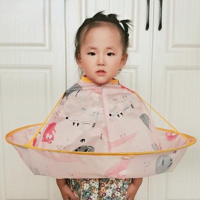 Kid Colorful Hair Cutting Cape Barbershop Foldable Waterproof Children Hairdressing Apron Salon Hairdresser Cloak Umbrella Cloth