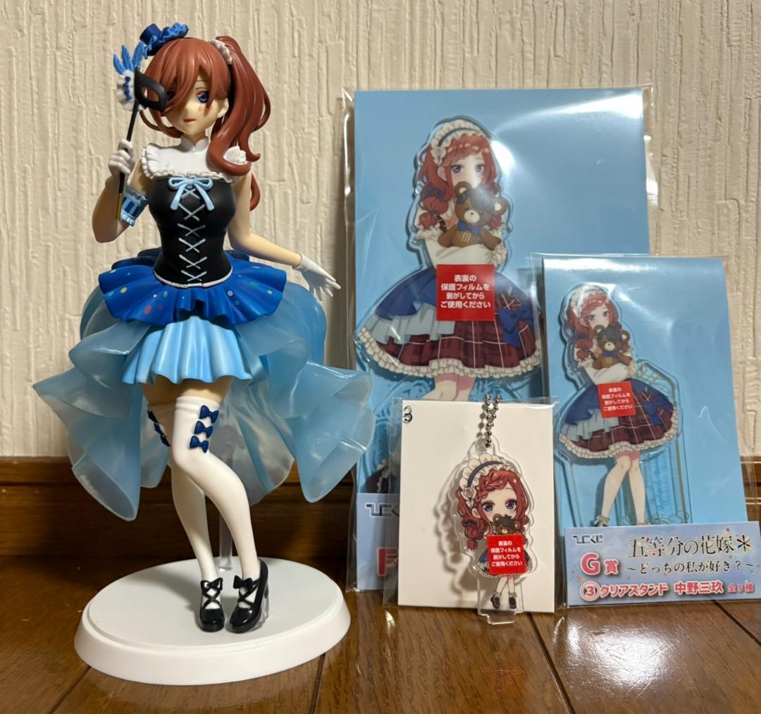 

[Б/У] Квинтэссенциальные квинтюплеты Фигурка Хикокудзи Накано Мику Набор