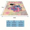 1pc Stitch Printing Blanket - Soft, All-Season Throw for Living Room, Bedroom,Personalized Gift with Adorable Cartoon Design