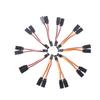 Sale 5 Pcs Jr/Futaba Style Servo 1 To 2 Y Harness Leads Splitter Cable Male To Female Extension Lead Wire For Rc Models 7Cm