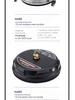 15" Stainless Steel High-Pressure Floor Scrubber with Quick-Connect for Home & Outdoor Use