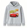 Kids Boys Girls Cute Red Racing Car 95 Graphic Print Casual Pullover Hoodie Soft Long Sleeve Warm Hooded Sweatshirt For Daily Wear And Sport