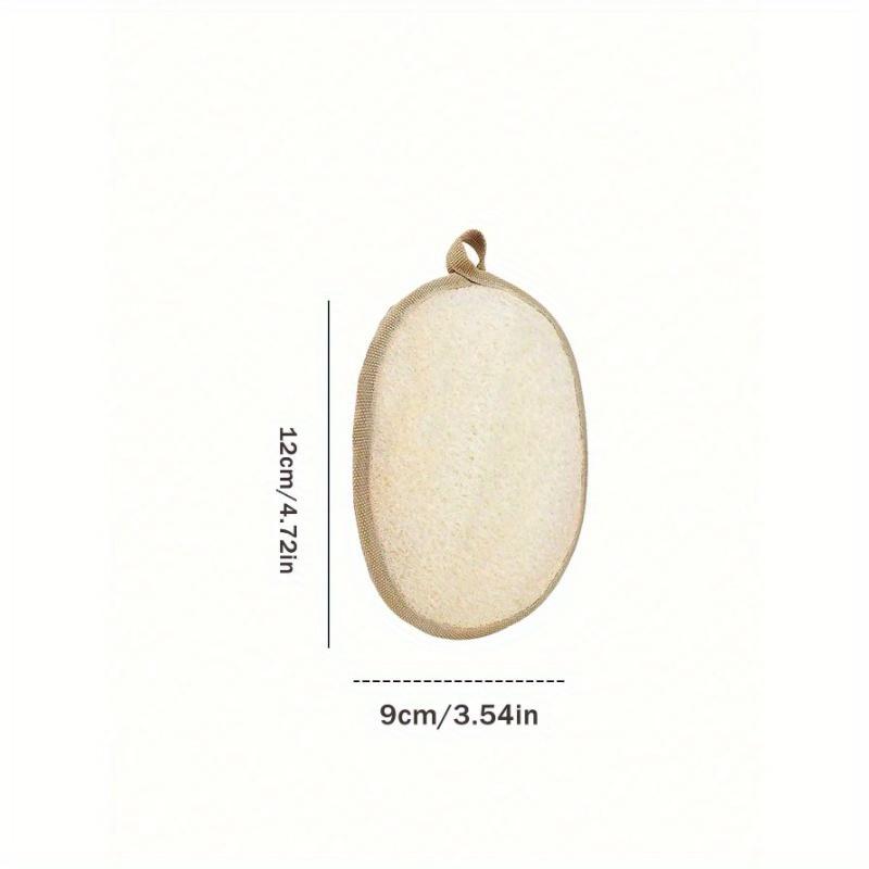 

Натуральная люфа, губка-пэд, скраб для тела, ручная губка-люфа, скрабирующая салфетка для отшелушивания и купания, и губка-люфа, банное полотенце для дома, ванной 1 бежевый