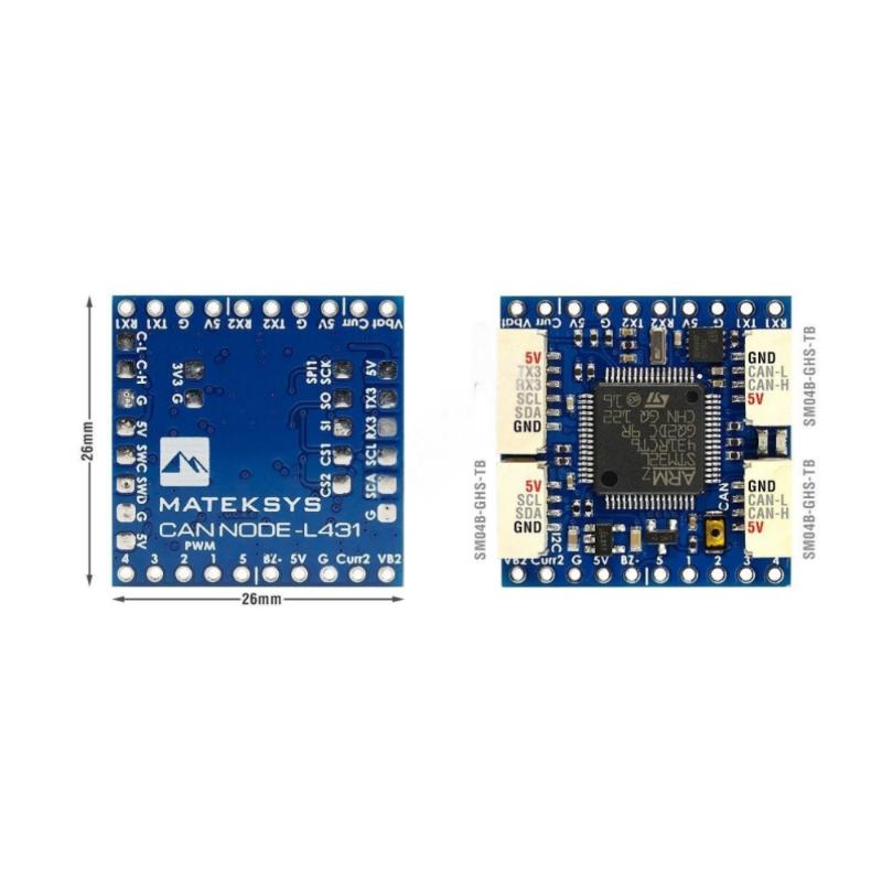 1Pcs Fpv Diy Parts Can-L431 Ap_Periph Node L431 For Rc Drone Ardupilot Gnss Compass Barometer Airspeed Sensor For Matek
