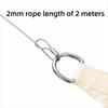 Stainless Steel Stainless Steel Wire Rope Aluminum Sleeve Terminal Safety Rope  Awning