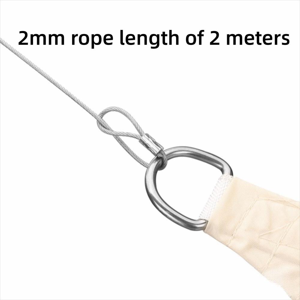 Stainless Steel Stainless Steel Wire Rope Aluminum Sleeve Terminal Safety Rope  Awning