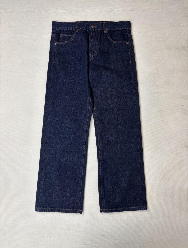 Women s Dark Blue Retro Denim Jacket and Mid-Waist Pants Set 25