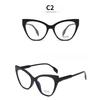 Ladies' glasses, triangular cat-eye glasses.